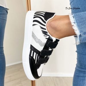 Sneakers Penelope skate ginniche con chiusura a strappo