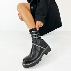 anfibi-neri-elasticizzati-con-cavigliera-di-strass-de-caro-calzature-2