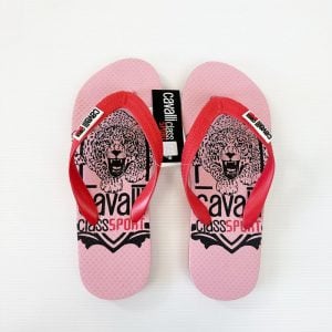 Infradito mare Roberto Cavalli Class stampato in gomma