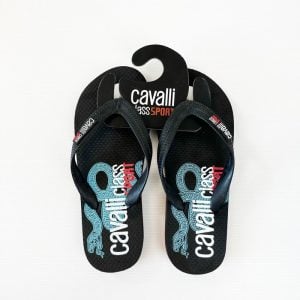 Infradito mare Roberto Cavalli Class sandali bassi in gomma